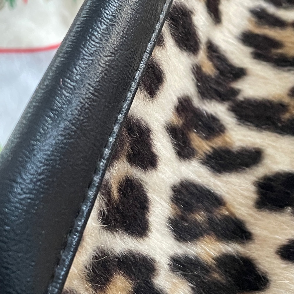 Amazing vintage 1950s Leopard Clutch Purse glam elegant pinup rockabilly - Picture 7 of 8